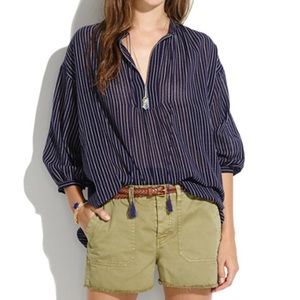 Madewell tunic in dotted line